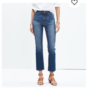 Madewell Cali Demi-Boot Jeans Womens 28 High Rise Blue Denim
